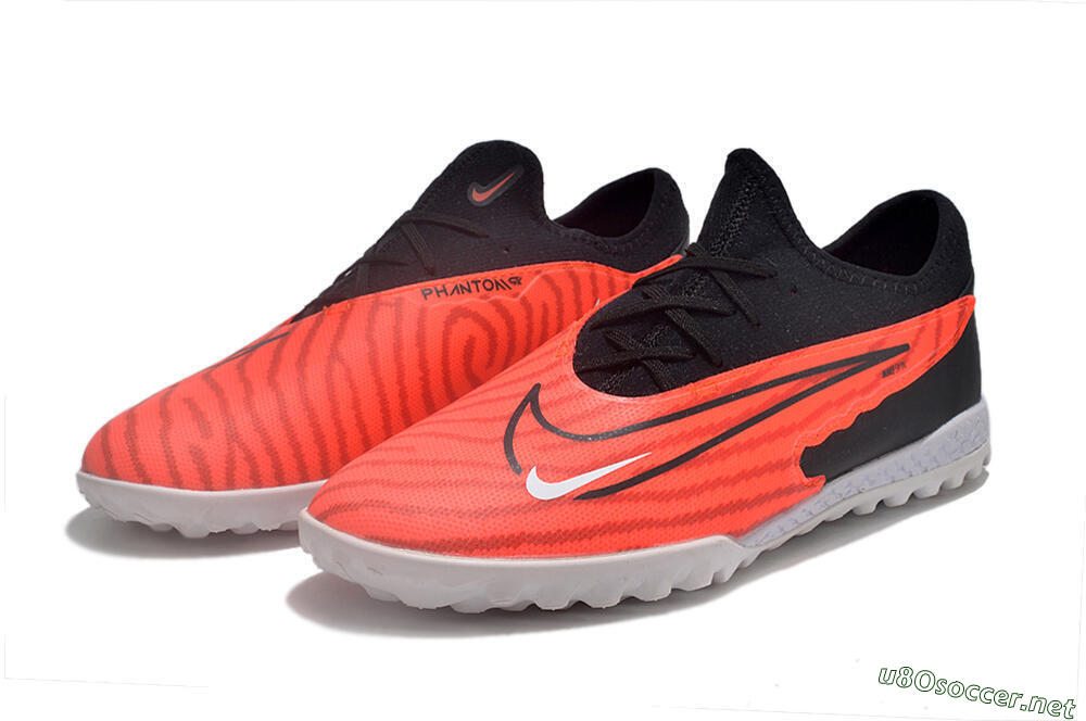 Unisex Nike React Phantom GX Pro TF Football Shoes - Red/Black/White 5