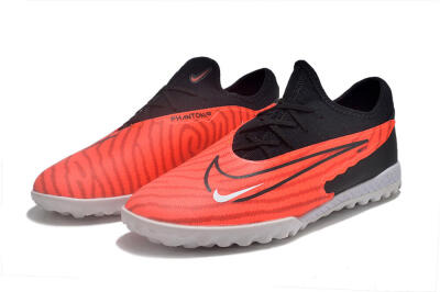 Unisex Nike React Phantom GX Pro TF Football Shoes - Red/Black/White