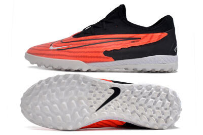 Unisex Nike React Phantom GX Pro TF Football Shoes - Red/Black/White