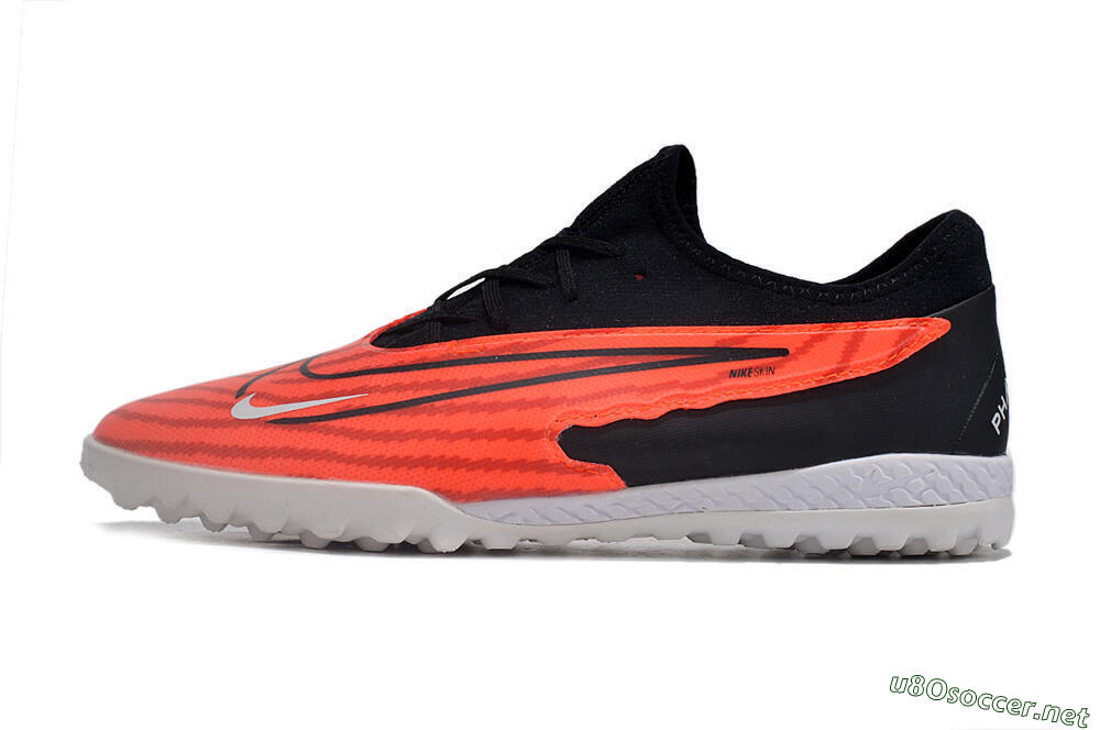 Unisex Nike React Phantom GX Pro TF Football Shoes - Red/Black/White 0