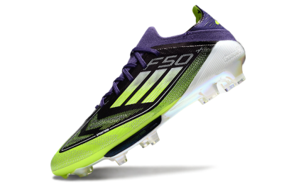 Men's Adidas F50+ Lightstrike Pro FG Football Boots - Purple/Yellow/White