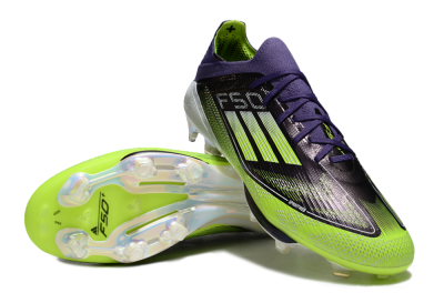 Men's Adidas F50+ Lightstrike Pro FG Football Boots - Purple/Yellow/White