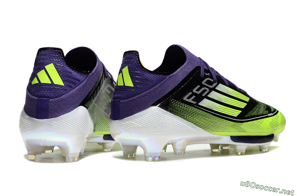 Men's Adidas F50+ Lightstrike Pro FG Football Boots - Purple/Yellow/White 5