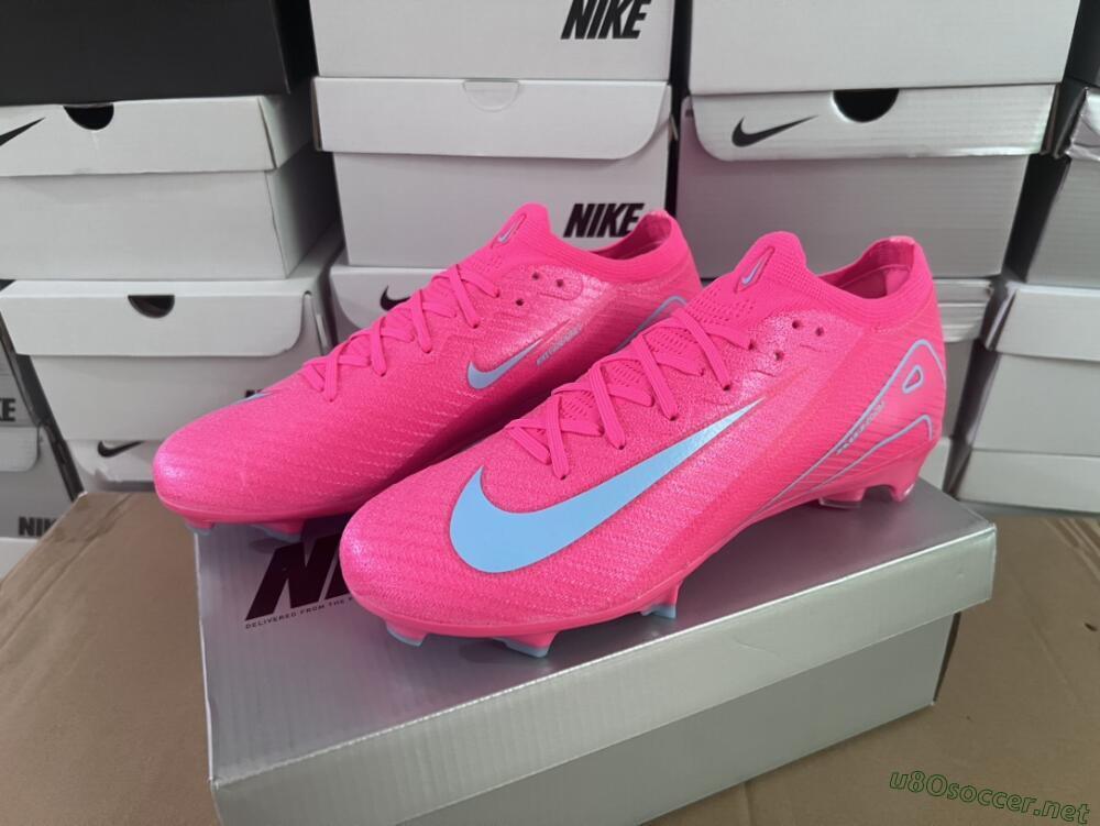 Unisex Nike Air Zoom Mercurial Vapor 16 Elite FG Football Boots - Red/Jade