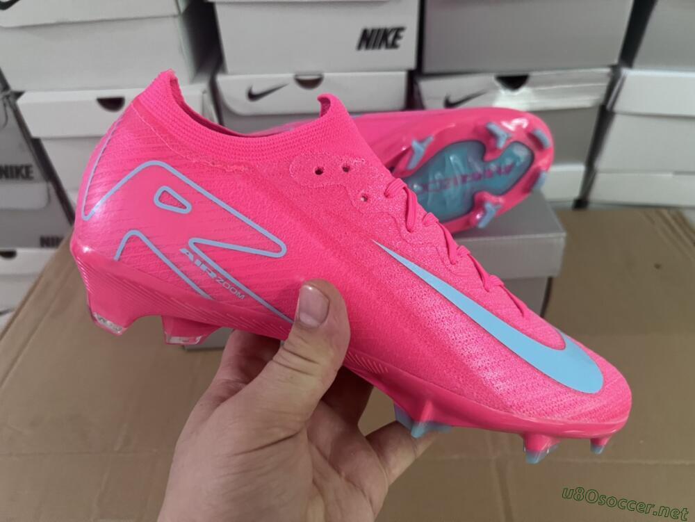 Unisex Nike Air Zoom Mercurial Vapor 16 Elite FG Football Boots - Red/Jade