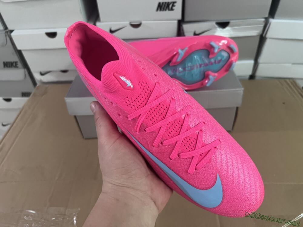 Unisex Nike Air Zoom Mercurial Vapor 16 Elite FG Football Boots - Red/Jade