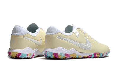 Men's Nike Tiempo Legend 10 Pro TF Football Shoes - Beige/White/Rainbow