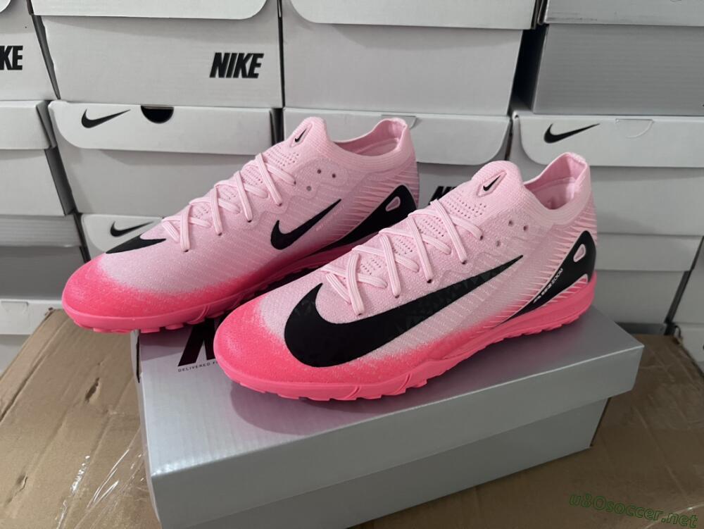 Men's Nike Air Zoom Mercurial Vapor 16 Elite TF Football Shoes - Pink/White