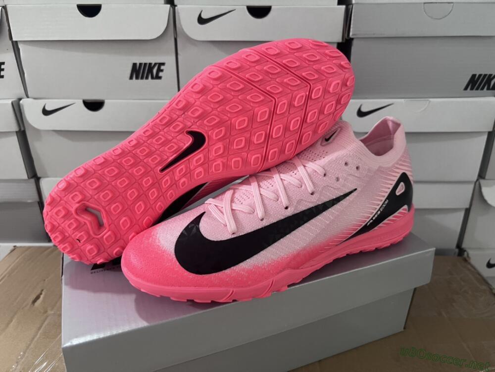 Men's Nike Air Zoom Mercurial Vapor 16 Elite TF Football Shoes - Pink/White