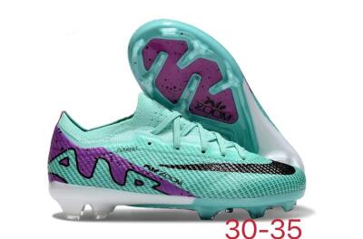 Kids Kids Nike Air Zoom Mercurial Vapor 15 Elite FG Football Boots - Jade/Purple/Black