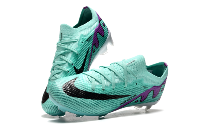 Kids Kids Nike Air Zoom Mercurial Vapor 15 Elite FG Football Boots - Jade/Purple/Black