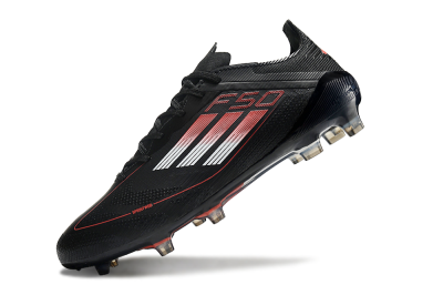 Men's Adidas F50 Eltie FG Football Boots - Black/White/Red