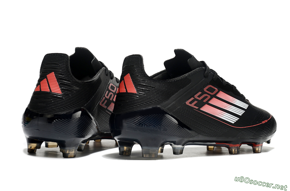 Men's Adidas F50 Eltie FG Football Boots - Black/White/Red 6