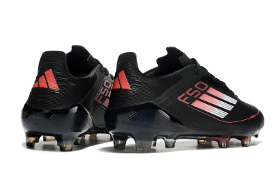 Men's Adidas F50 Eltie FG Football Boots - Black/White/Red