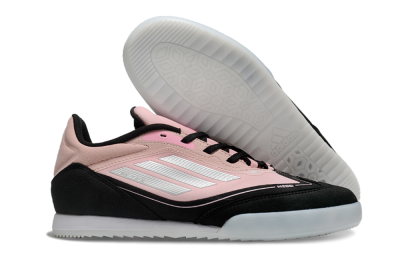 Men's Messi Adizero F50 Freestyle IC Football Shoes - Pink/Silver/Black