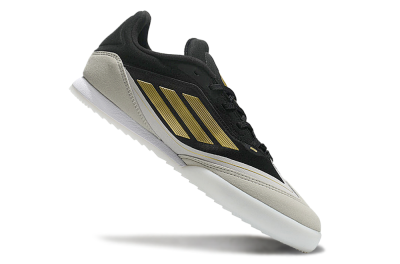 Men's Messi Adizero F50 Freestyle IC Football Shoes - Grey/Black/Gold