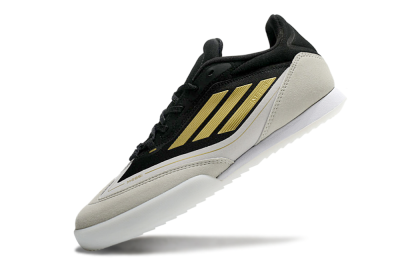 Men's Messi Adizero F50 Freestyle IC Football Shoes - Grey/Black/Gold