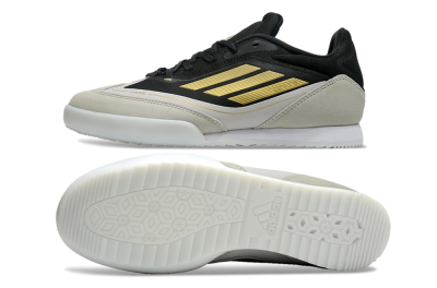 Men's Messi Adizero F50 Freestyle IC Football Shoes - Grey/Black/Gold
