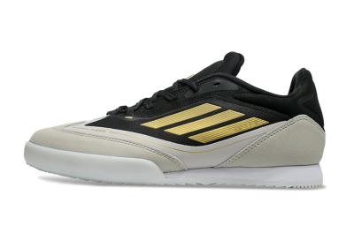 Men's Messi Adizero F50 Freestyle IC Football Shoes - Grey/Black/Gold