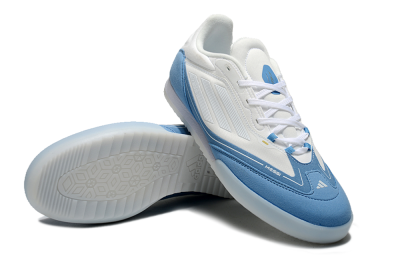 Men's Messi Adizero F50 Freestyle IC Football Shoes - White/Blue/Grey
