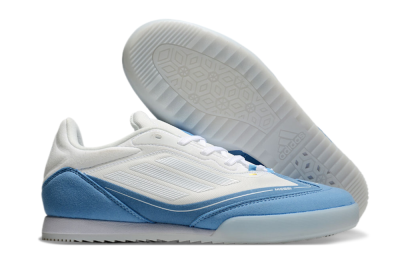 Men's Messi Adizero F50 Freestyle IC Football Shoes - White/Blue/Grey