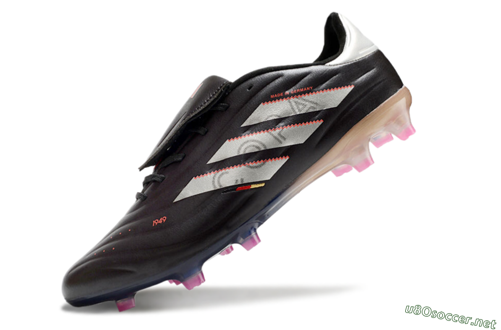 Men's Adidas Copa Pure 2 FG Football Boots - Black/White/Blue 5