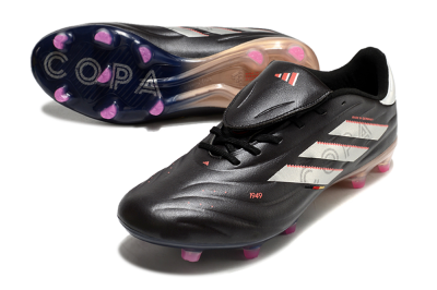 Men's Adidas Copa Pure 2 FG Football Boots - Black/White/Blue