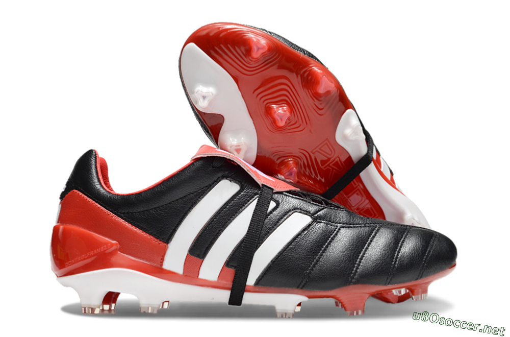 Men's Adidas Predator Mutator Mania Tormentor FG Football Boots - Black/White/Red 2