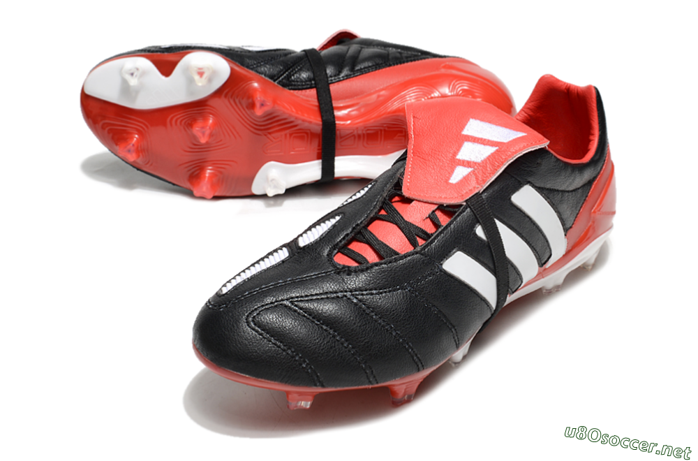 Men's Adidas Predator Mutator Mania Tormentor FG Football Boots - Black/White/Red 3