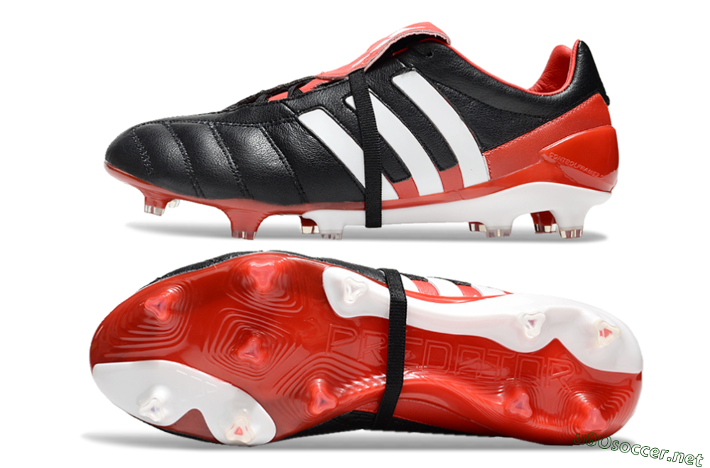 Men's Adidas Predator Mutator Mania Tormentor FG Football Boots - Black/White/Red 1