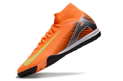 Men's Nike Air Zoom Mercurial Superfly 10 Elite TF Football Shoes - Red/Yellow/Black
