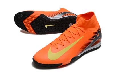 Men's Nike Air Zoom Mercurial Superfly 10 Elite TF Football Shoes - Red/Yellow/Black