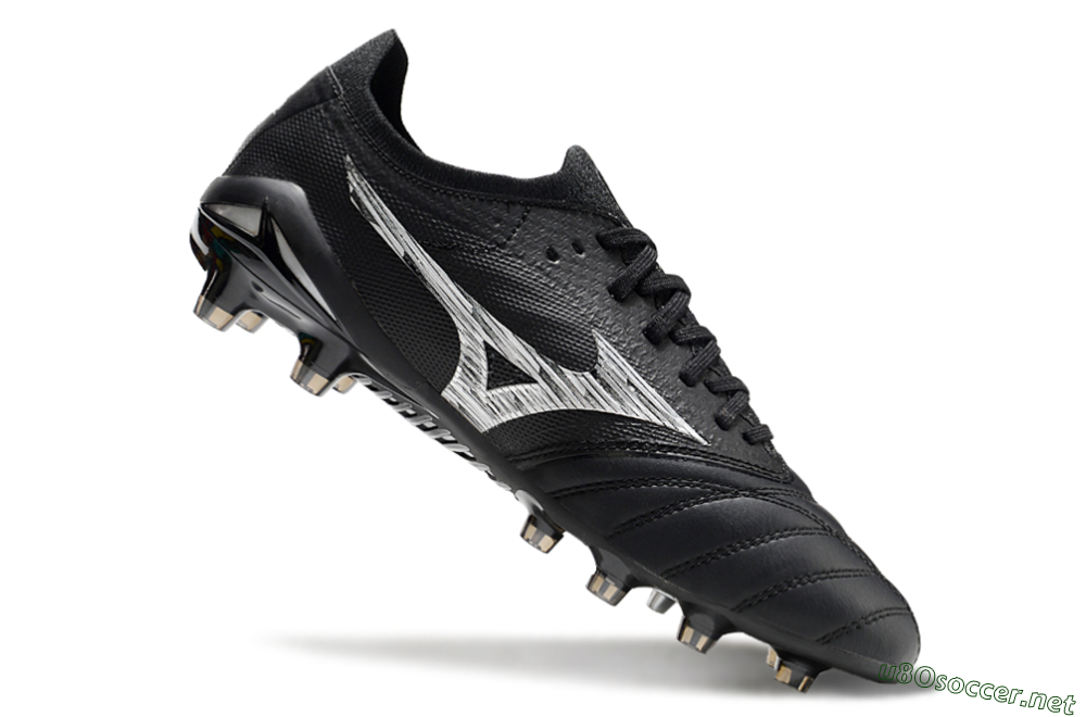 Men's Mizuno Morelia Neo 4 FG Football Boots - Black/White 4