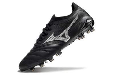 Men's Mizuno Morelia Neo 4 FG Football Boots - Black/White