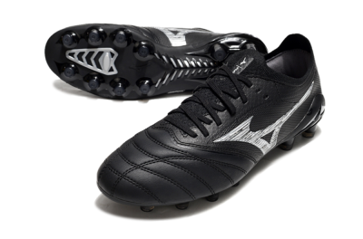 Men's Mizuno Morelia Neo 4 FG Football Boots - Black/White