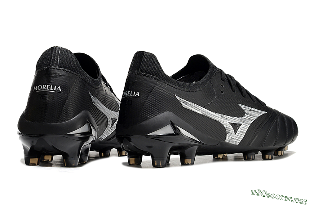 Men's Mizuno Morelia Neo 4 FG Football Boots - Black/White 6