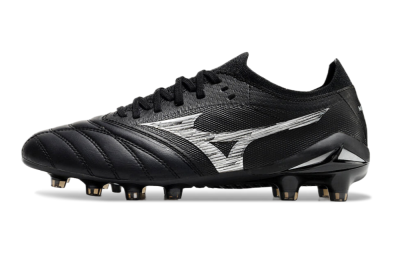 Men's Mizuno Morelia Neo 4 FG Football Boots - Black/White