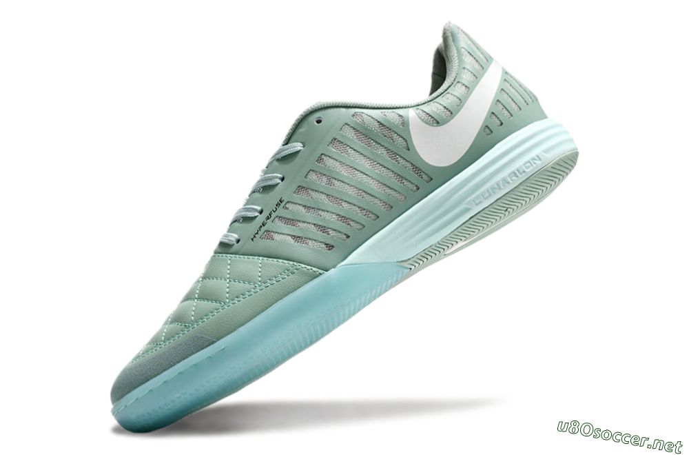 Unisex Nike Lunar Gato 2 IC Football Shoes - Jade/White 5