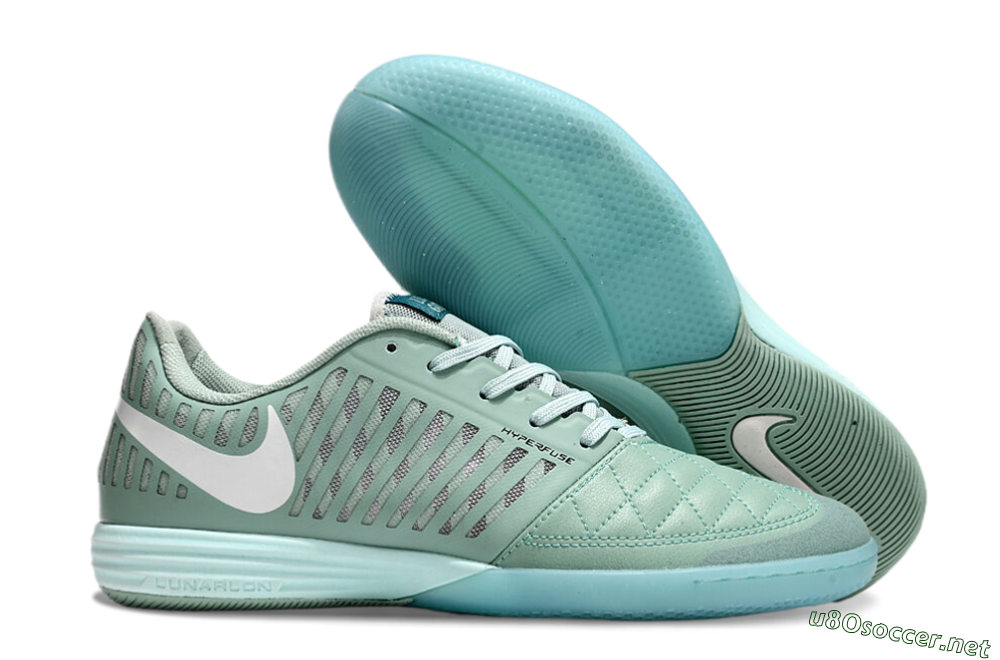 Unisex Nike Lunar Gato 2 IC Football Shoes - Jade/White 2