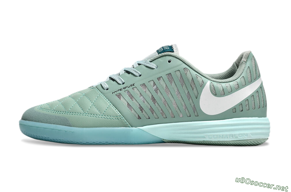 Unisex Nike Lunar Gato 2 IC Football Shoes - Jade/White 0