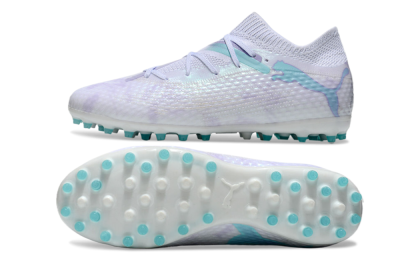 Unisex Puma Future Ultimate MG Football Boots - Beige/Jade/Purple