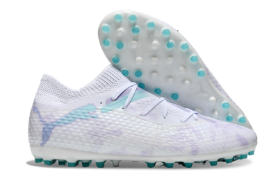 Unisex Puma Future Ultimate MG Football Boots - Beige/Jade/Purple