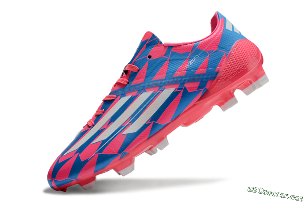 Men's Adidas F50 Elite FG Football Boots - Blue/Red/Silver 5