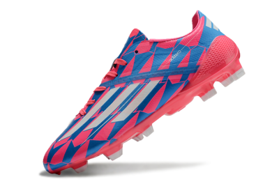 Men's Adidas F50 Elite FG Football Boots - Blue/Red/Silver
