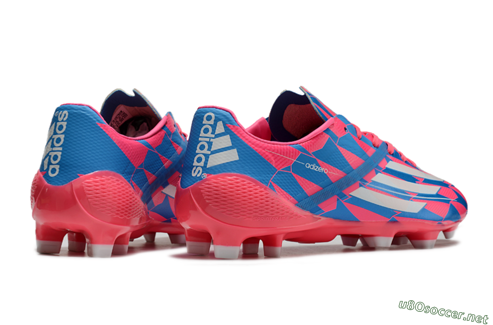 Men's Adidas F50 Elite FG Football Boots - Blue/Red/Silver 6