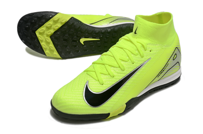Unisex Nike Air Zoom Mercurial Superfly 10 Elite TF Football Shoes - Yellow/Black/Silver