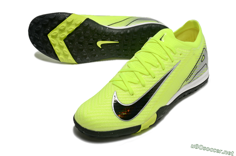 Unisex Nike Air Zoom Mercurial Vapor 16 Elite TF Football Shoes - Yellow/Black/Silver 3