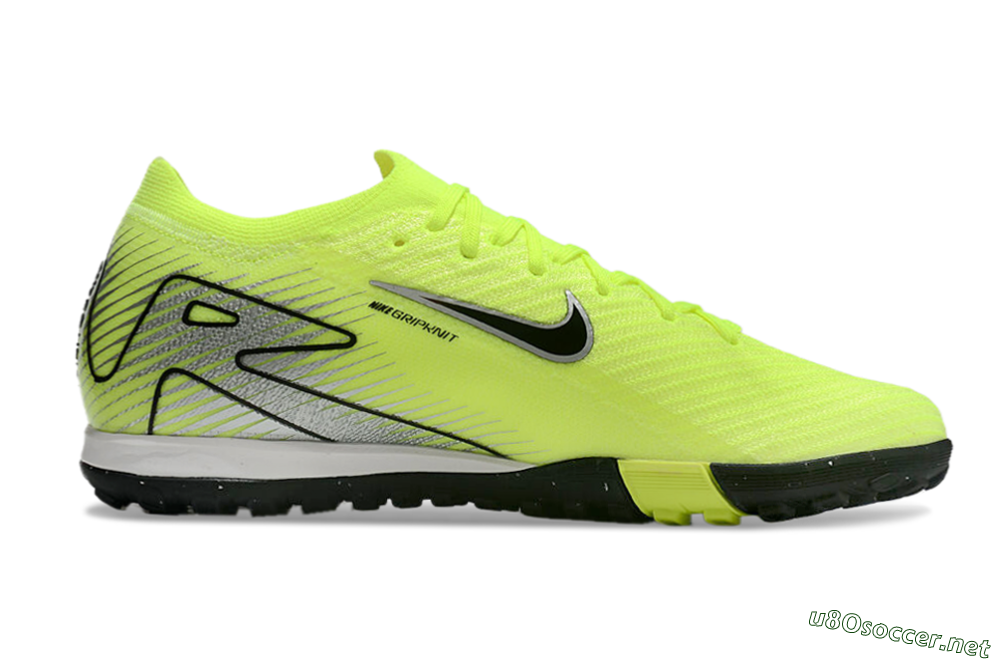 Unisex Nike Air Zoom Mercurial Vapor 16 Elite TF Football Shoes - Yellow/Black/Silver 5