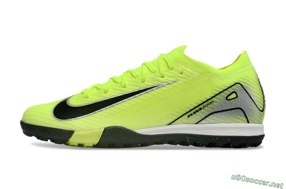 Unisex Nike Air Zoom Mercurial Vapor 16 Elite TF Football Shoes - Yellow/Black/Silver 0