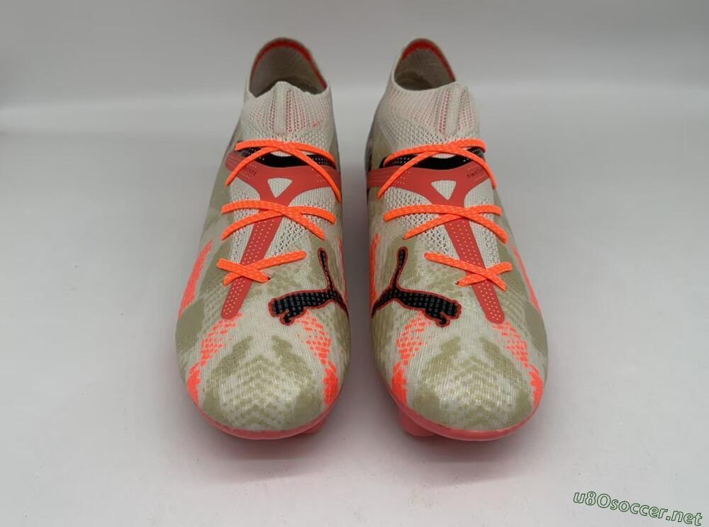 Men's Puma Future 7 Ultimate FG Football Boots - Beige/Black/Brown
